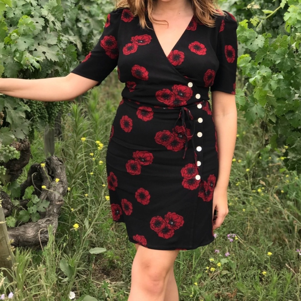 Rouje Editha Wrap Dress Size 36